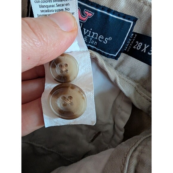 Vineyard Vines Breaker Pants Flat Stretch Chino Men's 28 x 30 Beige Tan Khaki - Picture 7 of 7